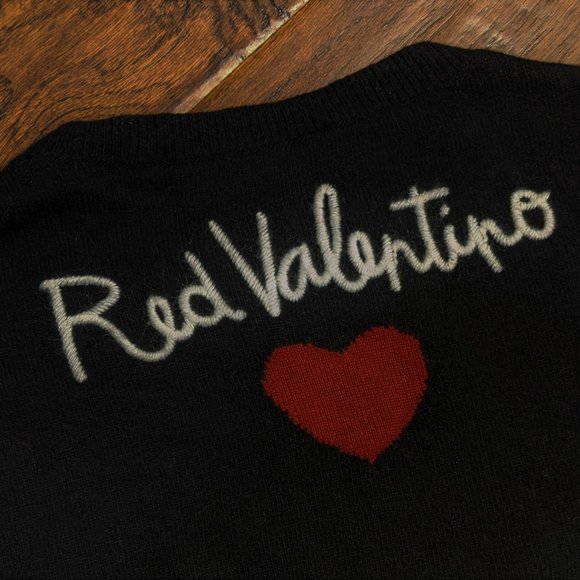 Red Valentino Eye and Flowers Embroidered Sweater - Picture 10 of 10